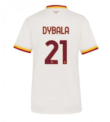 AS Roma Paulo Dybala #21 Udebanetrøje Dame 2026-27 Kortærmet AS Roma Paulo Dybala #21 Udebanetrøje Dame 2026-27 Kortærmet